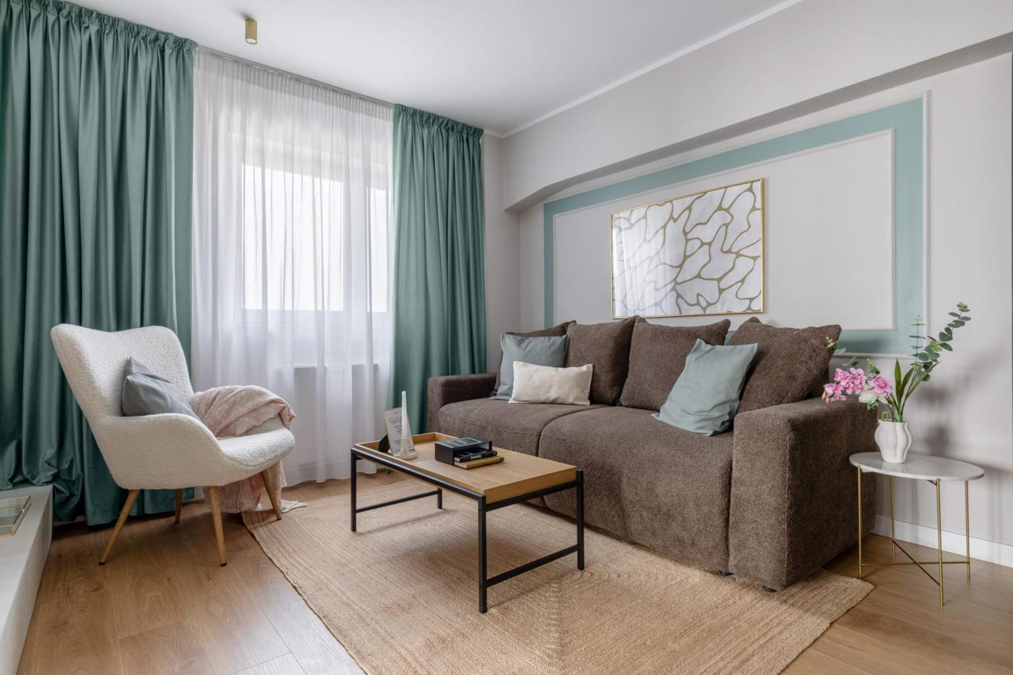 בוקרשט Holt - Sublime Minty Green 1Br On The Park מראה חיצוני תמונה